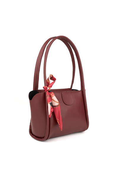 Mojeva Roi Scarf with Gift (the Scarf May Vary in Appearance.) Double Handle Women's Shoulder Bag