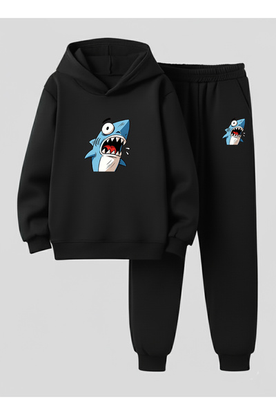 LORVEX Dukserica - Trenerka za decu ( Sa kapuljačom ) SHARK SHARK Štampano 3 ...