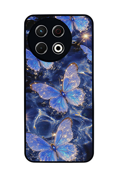 TECNO Spark 30 Pro Uyumlu Kelebek Tasarımlı Glossy Premium Kılıf