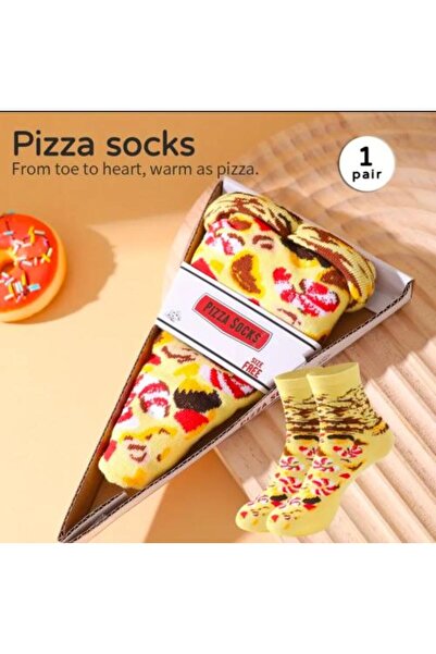 Generic Innovative Pizza Socks - One Pair