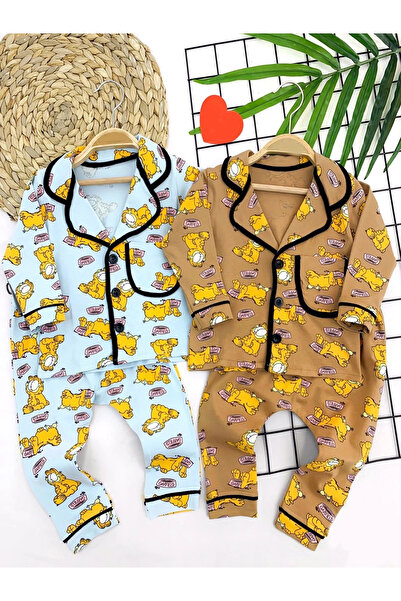 Marsilyan طقم بيجامات للأطفال البنات والأولاد من عمر 9-12-18-24 شهرًا مكون من...