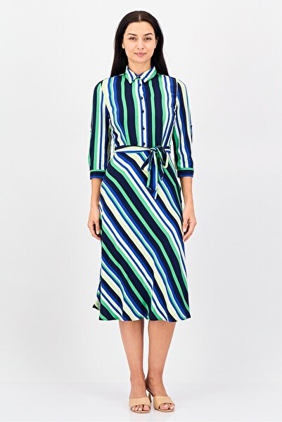 ORSAY Women Stripe A Line Dress, Multicolor