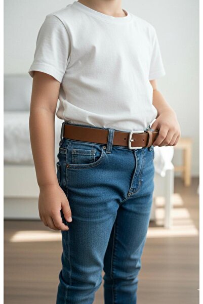 STAR GOGO KİDS Boy's Belt (Tan Color)