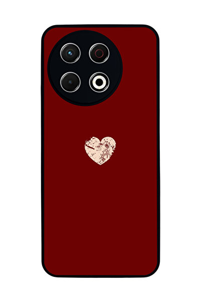 TECNO Spark 30 Pro Uyumlu Kalp Love Tasarımlı Glossy Premium Kılıf