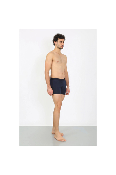 Narnuga Mi̇ray- Men's Cotton L Stretch Fabric Boxer Navy Blue