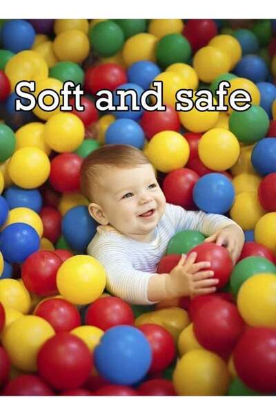 BKMax Soft Ball | Multi-Colour Plastic Ocean Balls for Kids