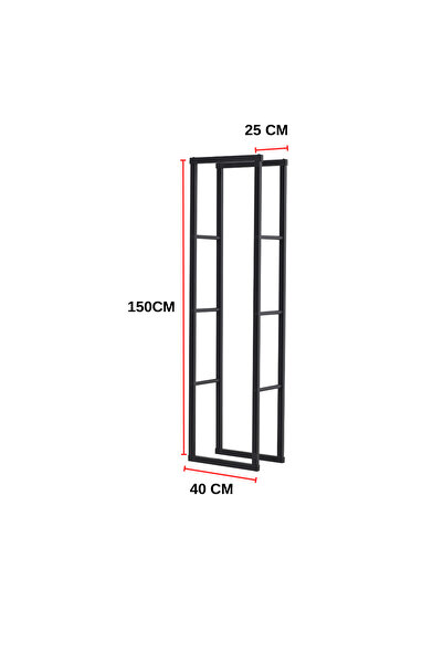 UmkaHome METAL ODUNLUK ŞÖMİNE RAFI