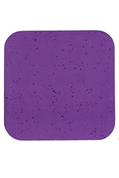 usin Oval Mor Kum Desen Bilek Destekli Mouse Pad + 2 Adet Kupa Fincan Bardak Altlığı Altlık Set