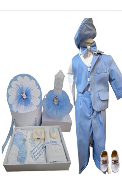 Hainute Magice Trusou botez baieti – Baby in Blue