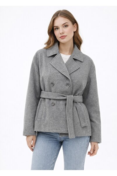 ARDSU AoisileibanG Kadın İçi Astarlı Kaşe Yün Ceket Mont