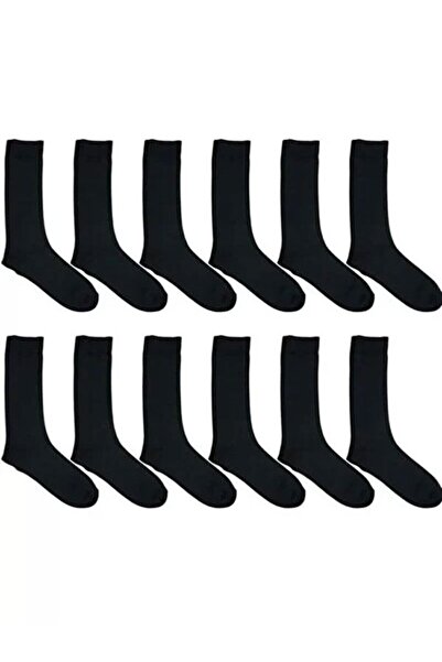 TERTİP Soldier Socks Black Winter 12-Pack