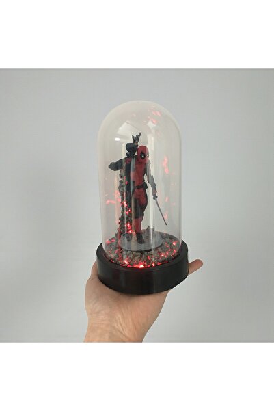 FIGURİFY Deadpool Işıklı Fanuslu Figür | Marvel Diorama Koleksiyon – 21×11 cm