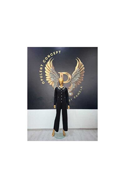 OEM BLACK KNITTED BONNIE SUIT - BLACK, ONE SIZE