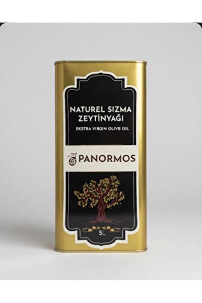 panormos olive Memecik Naturel Sızma Zeytinyağı 5 LT