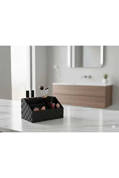 Imalat Desktop Cosmetic Organizer - Stylish and Functional Makeup Box