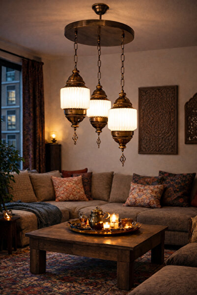 Uçar Kapadokya Modern Tasarım Yatak Odası Salon Mutfak Otantik Renk Sarkıt Zi...