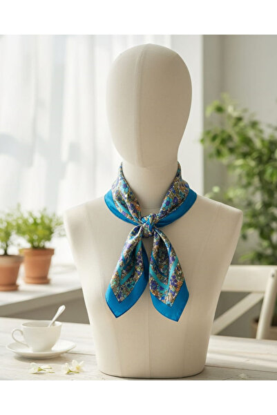 Pure Silk Atelier %100 Saf İpek Lüks Mini Fular (50x50 cm)