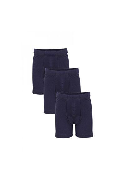 Narnuga Mi̇ray- Boy's 3-Pack Navy Blue Boxers