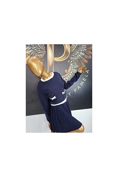 OEM NAVY BLUE KNITTED COTTON - NAVY BLUE, ONE SIZE