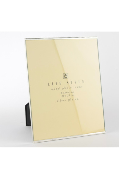 esdekor Silver Metal Thin Frame 20X25Cm Decoration