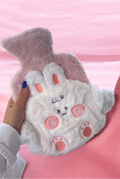 shop Ultra Yumuşak Peluş Tavşanlı Karın ve İçin Sıcak Su Torbası