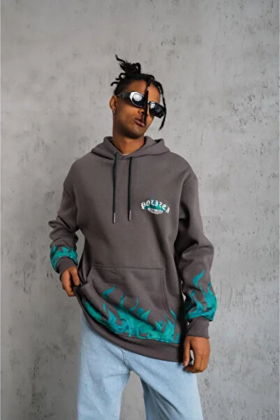 DRESSIFY WOMEN’S FASHION Hanorac cu glugă pentru bărbați, din bumbac, cu trei...