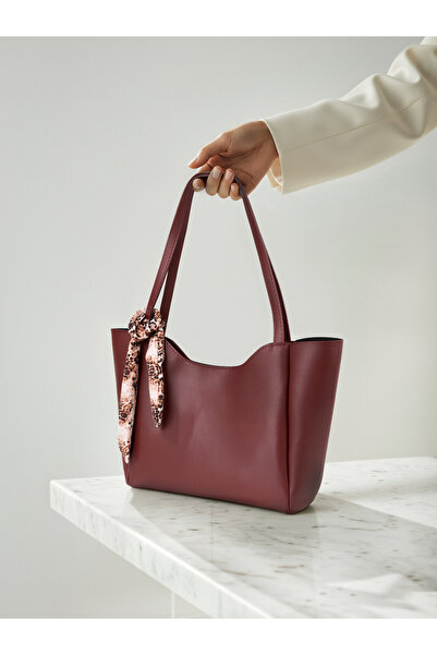 HONEY BAG Γυναικεία τσάντα χειρός και ώμου LUMİ με φερμουάρ και κλείσιμο με μ...