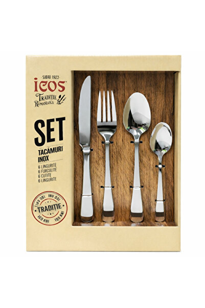 Icos Sophia 24-piece stainless steel cutlery set