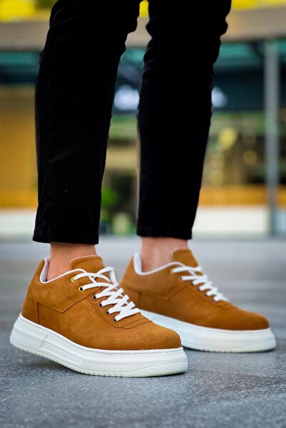 Zapatos حذاء رياضي رجالي من الجلد السويدي برباط للاستخدام اليومي طراز KB-X20 SBT - لون أسمر