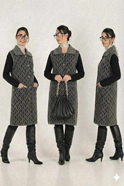 onno style women Classic Knitwear Collar Vest