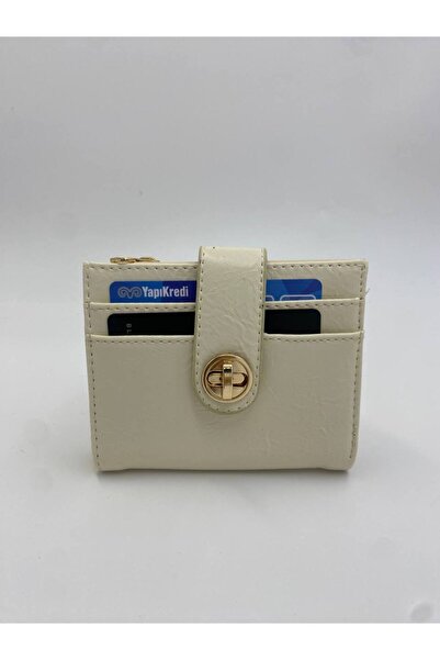 Marvelis Pera Women's Burgundy Wallet with Lock Closure, Card Holder and Coin Compartment