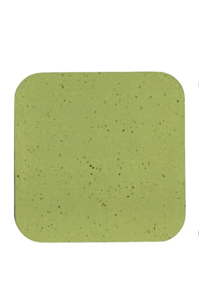 usin Oval Haki Rengi Kum Desen Bilek Destekli Mouse Pad + 2 Adet Kupa Fincan Bardak Altlığı Altlık Set