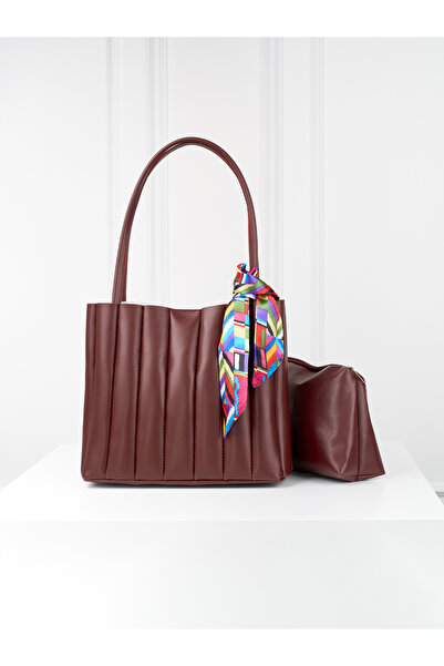 Mojeva Mara Women's Pleated Leather Puppy Handbag and Shoulder Bag