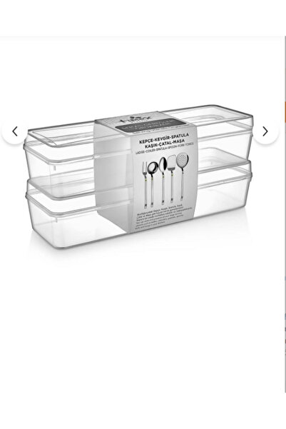 Online Kapında Online Kpn 2 Pieces Ladle Colander Large Spoon Storage Box Spo...