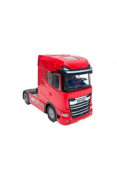 SUDESA OYUNCAK KIRMIZI SÜRTMELİ PİLLİ IŞIKLI SESLİ METAL ÇEK BIRAK DAF TIR KU...