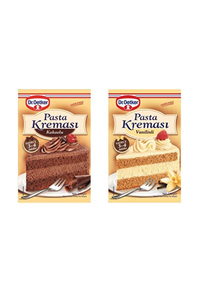 Dr. Oetker Kakaolu Pasta Kreması 149 Gr+Vanilinli Pasta Kreması 130 Gr