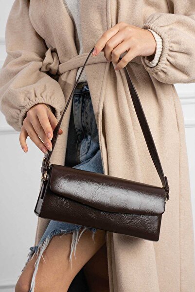 Butik French Model Leather Women's Hand and Shoulder Bag