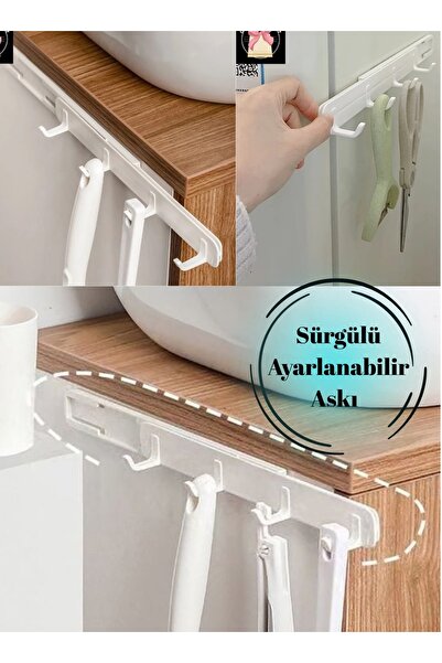 HZL HOME Sürgülü, Pratik, Çok Amaçlı Askı 26,4 cm