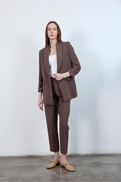 Mora & Moka ŞAL YAKA MANŞET DETAYLI CEKET