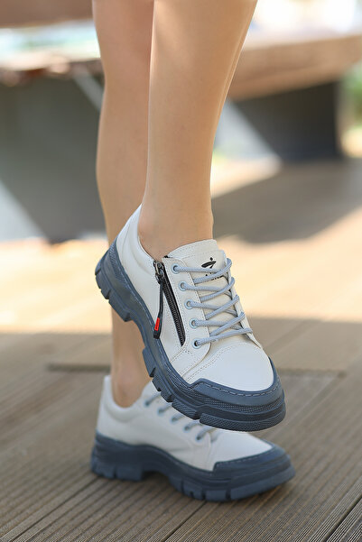 GİNZA SHOES Dzy 035 Zippered Casual Sneakers