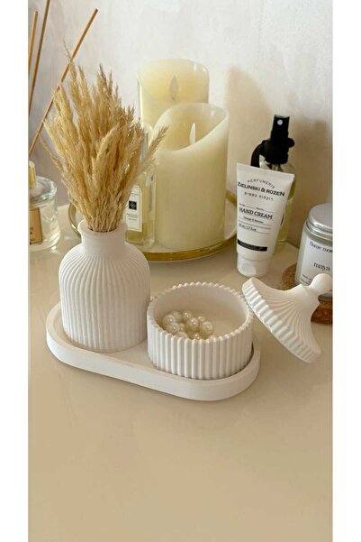 Bernami Pinterest beli prezentacioni set od 3 dekorativna predmeta, ukrasni p...