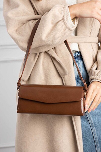 Butik French Model Leather Women's Hand and Shoulder Bag