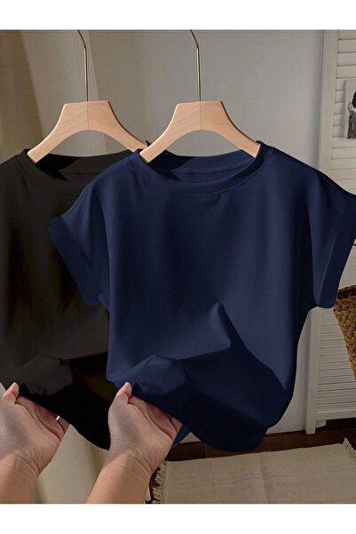 EYAX MODA PACHET AVANTAJOS DE 2 TRICOURI SIMPLE