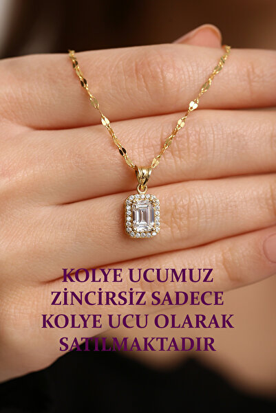 Cemre Gold 14 AYAR ALTIN ŞIK BAGET KOLYE UCU