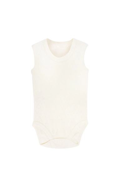 Sema Baby Jacquard Strap Badi (Body) - White 12-18 Months