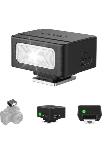 ulanzi SL01 Mini Flash Speedlite, GN8 6500K Camera Flash Light