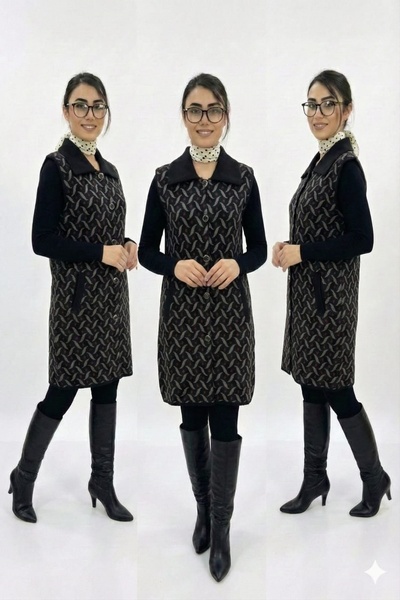 onno style women Classic Knitwear Collar Vest