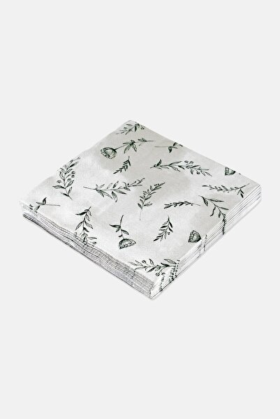 Muy Mucho 20 Pcs Flowers Printed Napkins, Multicolor