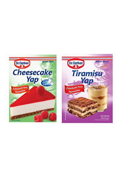 Dr. Oetker Cheesecake Yap 222 Gr+ Tiramisu Yap 91 Gr