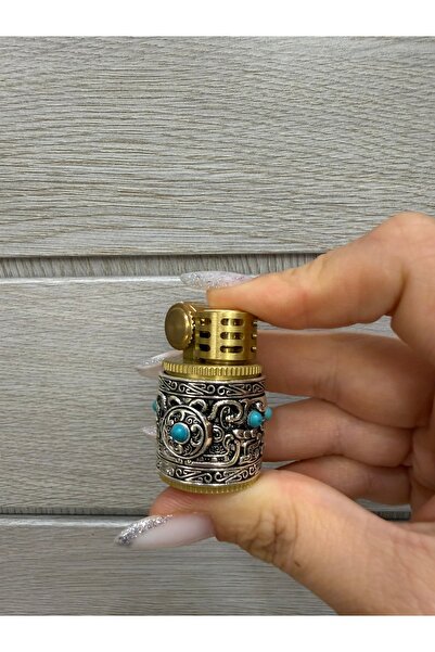 Maça Benzinli Ottoman Desenli Tasarım Yüzüklü Çakmak